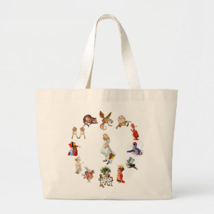 Alltid Alice i Wonderland Jumbo Tygkasse
