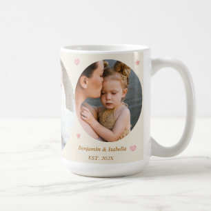 Alltid älskade – Skräddarsydd 3-foto-mugg från mam Kaffemugg