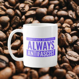 Alltid Antifascist Classic Mugg - blå defiant