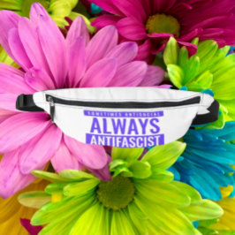 Alltid Antifascist Fanny Pack - Bold Blue