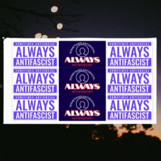 Alltid Antifascist Sticker Lakan - Bold Blue