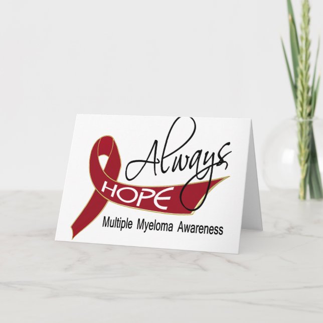 Alltid åtskillig Myeloma för hopp Kort (Framsida)
