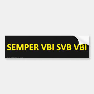 Alltid bäraunderkläder (latin) bildekal