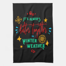Alltid bättre tillsammans i Winter Weather Julafto