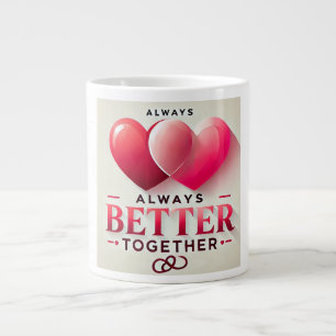Alltid bättre tillsammans jumbo mugg