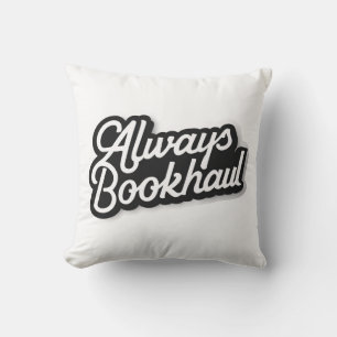 Alltid Bookhaul – Rolig Design för Bokälskare Kudde