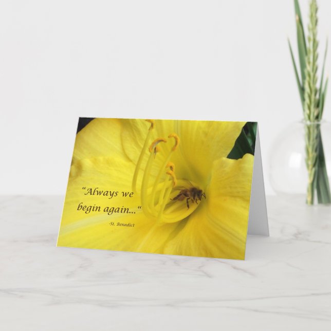 Alltid börjar vi igen… kort (Framsida)