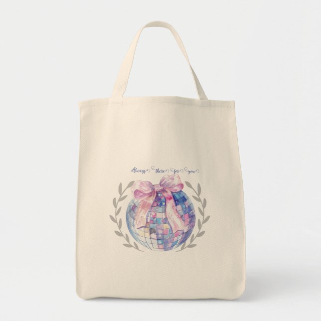 "Alltid där för dig" Tote Bag - Varje dag Essenti Tygkasse (Framsidan)