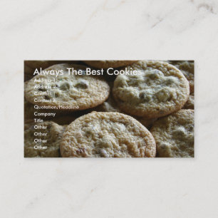 Alltid de bästa cookies visitkort