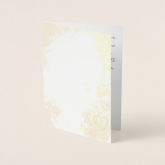 Alltid din, Alla hjärtans dag Vikbart vykort (Framsida)