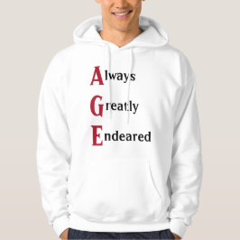 Alltid djupt inredd hoodie