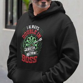 Alltid Dubbla som Chef - Epic Dart Legend Hoodie