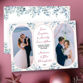 Alltid efter det att Eucalyptus nyligen lyft foto Julkort