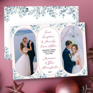 Alltid efter det att Eucalyptus nyligen lyft foto Julkort