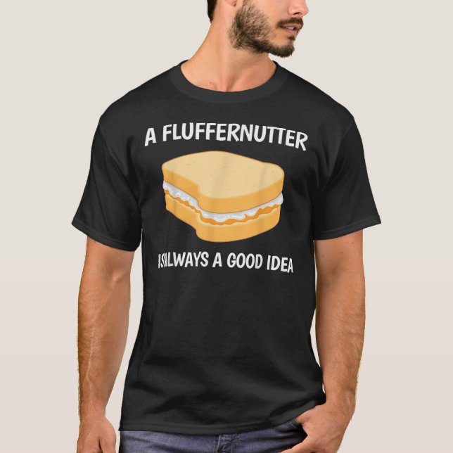 Alltid en Bra IDA Peanutss Butterss Fluffernutter T Shirt (Framsida)
