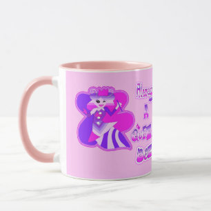 Alltid en drottning bee baby rosa kopp