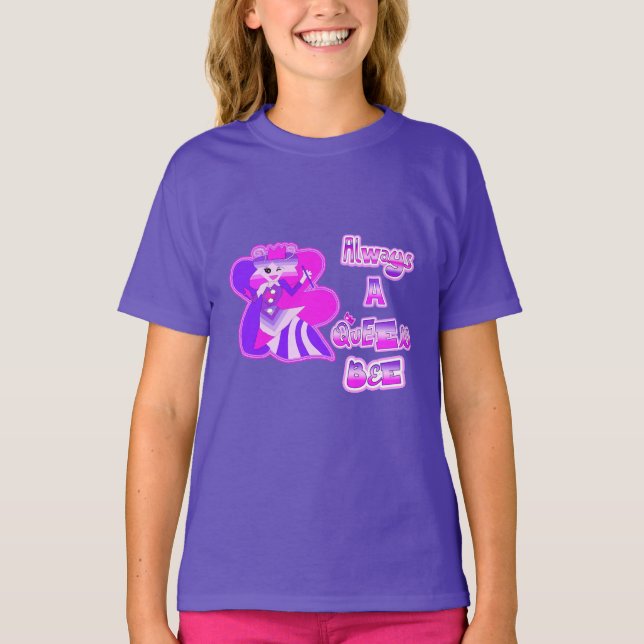 Alltid en drottningsbiskjorta t shirt (Framsida)