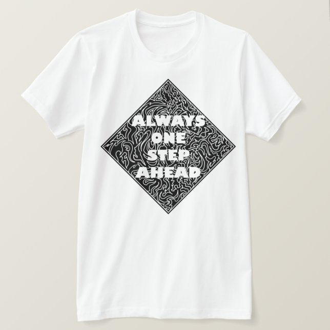 Alltid en kliver framåt design t shirt (Design framsida)