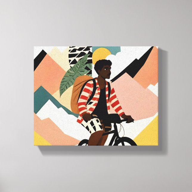 Alltid en resande canvastryck (Framsida)