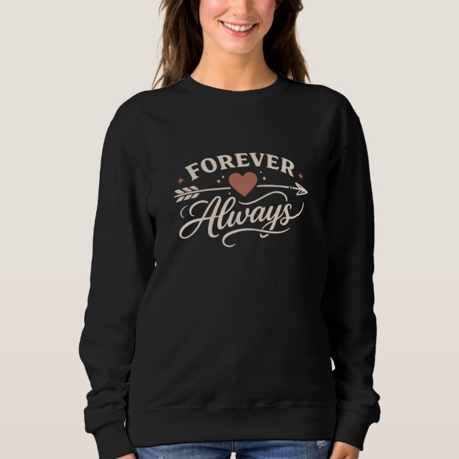 Alltid Evigt Par - Räcker Ut Höger Hand T Shirt (Framsida)