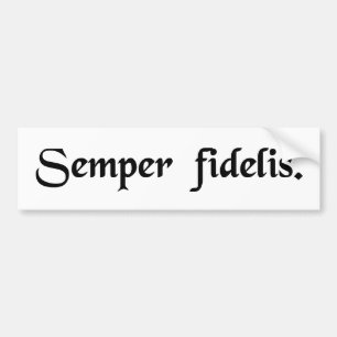 Alltid faithful. bildekal