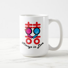 Alltid förälskat kaffemugg