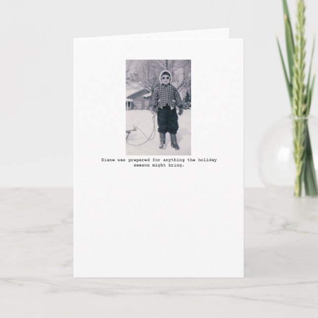 Alltid förberett Julhälsningar kortet Helgkort (Framsida)