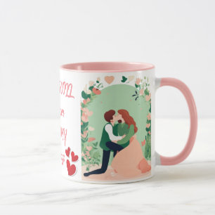 Alltid & Forever love Mugg