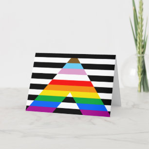 Alltid förlopp, Flagga för Pride Kort
