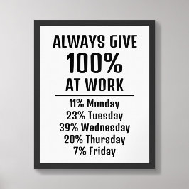 Alltid Ge Funny Sarkastic Work Humor Poster