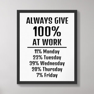 Alltid Ge Funny Sarkastic Work Humor Poster