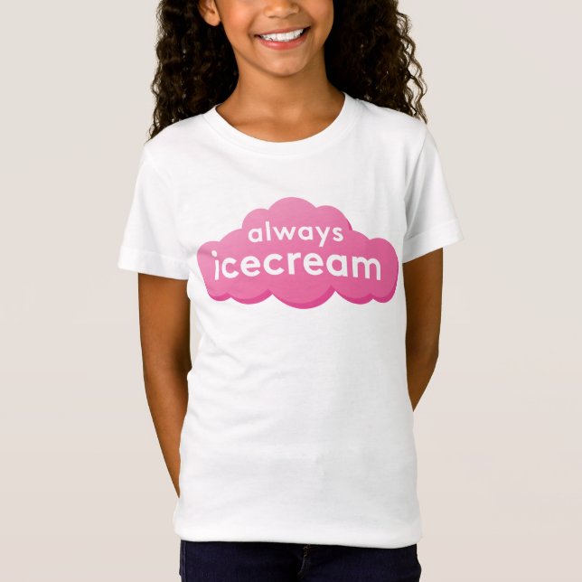 Alltid Glass Logotyp Shirt T Shirt (Framsida)