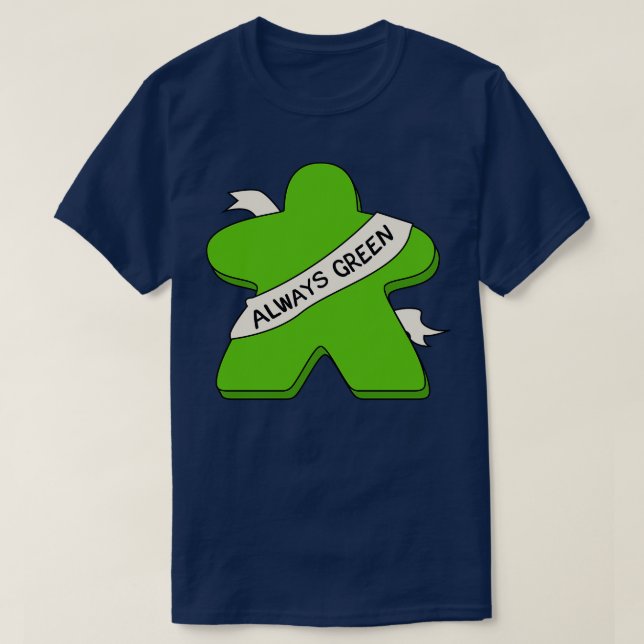 Alltid Grönt: Spel på anslagstavla T Shirt (Design framsida)
