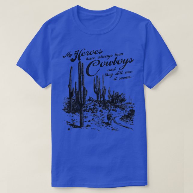 Alltid ha varit Cowboys T Shirt (Design framsida)