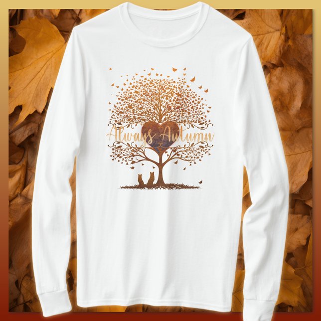 Alltid Heart Träd Vuxen T Shirt (Skapare uppladdad)