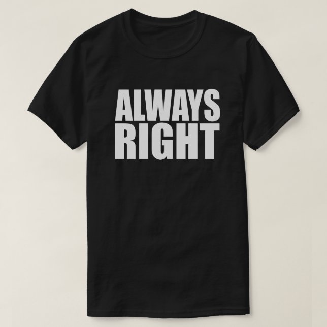 ALLTID HÖGER T-SHIRT (Design framsida)
