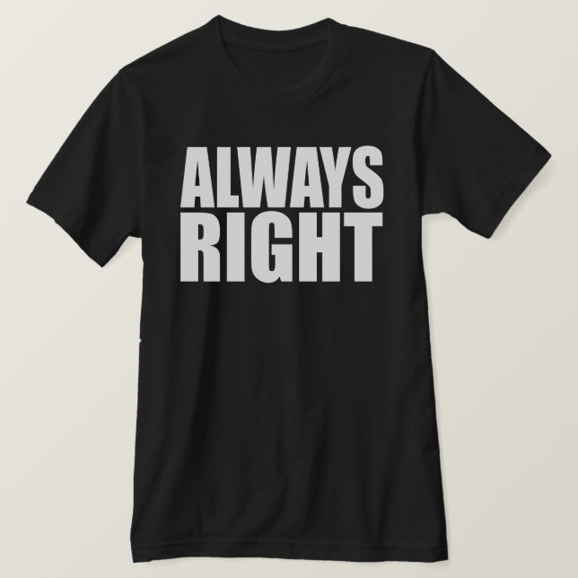 ALLTID HÖGER TEE (Design framsida)