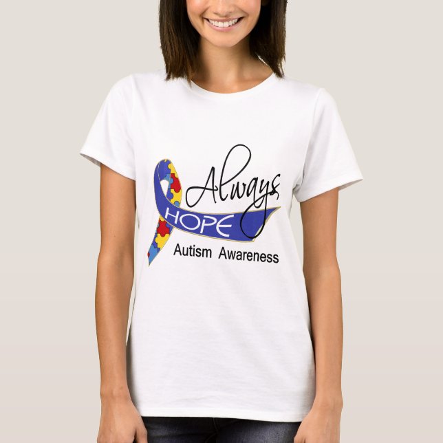 Alltid hoppAutism Tee (Framsida)