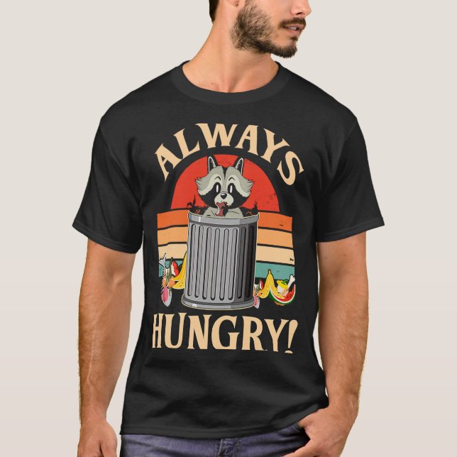 Alltid Hungrig Hungrig rasism T Shirt (Framsida)