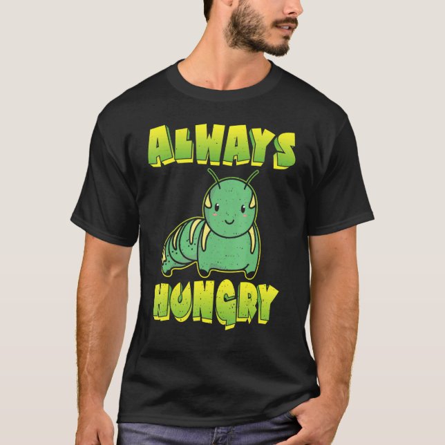 Alltid Hungrig Larv T Shirt (Framsida)