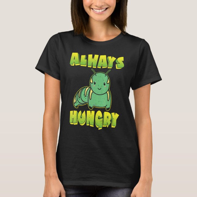 Alltid Hungrig Larv T Shirt (Framsida)