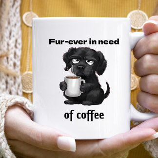 Alltid i behov av kaffe Husdjur Hund & Kaffe Kaffemugg