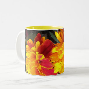 Alltid i blomringblommamugg Två-Tonad mugg