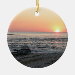 Alltid i min hjärta julgransprydnad keramik