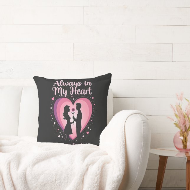 Alltid i mitt hjärta - Pillow Cover - Heartfilt Gi Kudde (Soffa)