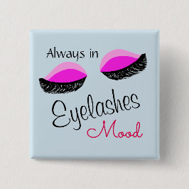 alltid i ögonfransar humör handväska knapp