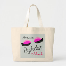 alltid i ögonfransar humör totesaxelväska jumbo tygkasse