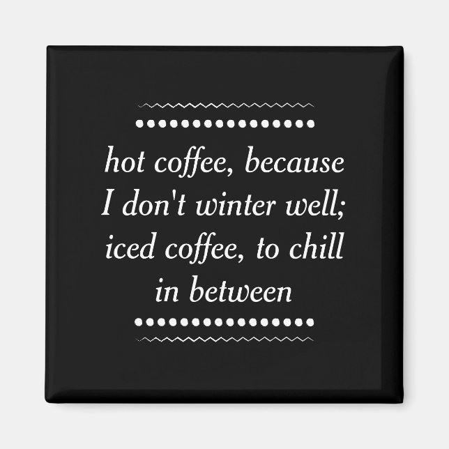 Alltid kaffe magnet (Framsidan)
