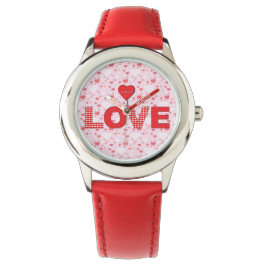 Alltid KÄRLEK med Red Hearts Birthday Cute Armbandsur