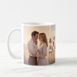 Alltid kärlek till dig Golden Sunrise Romance-mugg Kaffemugg